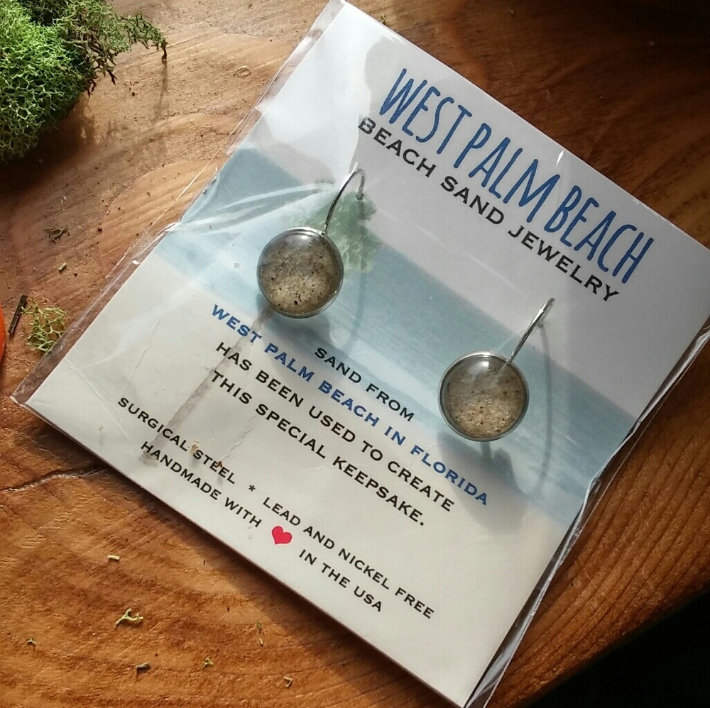 ☀West Palm Beach Sand earrings! ☀